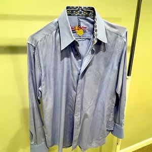 Robert Graham men’s long sleeve shirt. Size medium